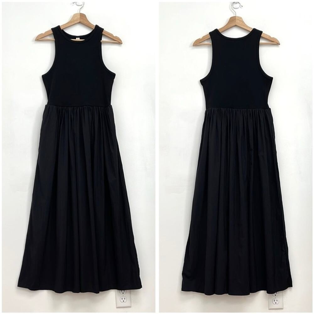 Anthropologie Daily Practice First Light Mixed Media Tank Minimal Maxi Dress XS - Picture 2 of 13